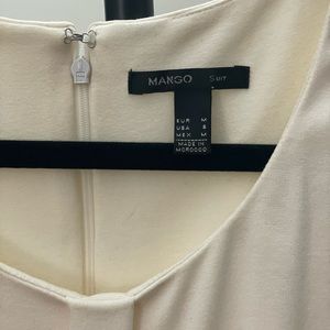 Mango white dress